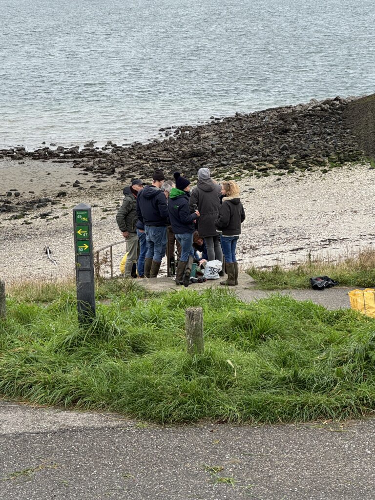 Jodi M Noord Group on Shore After Oystering